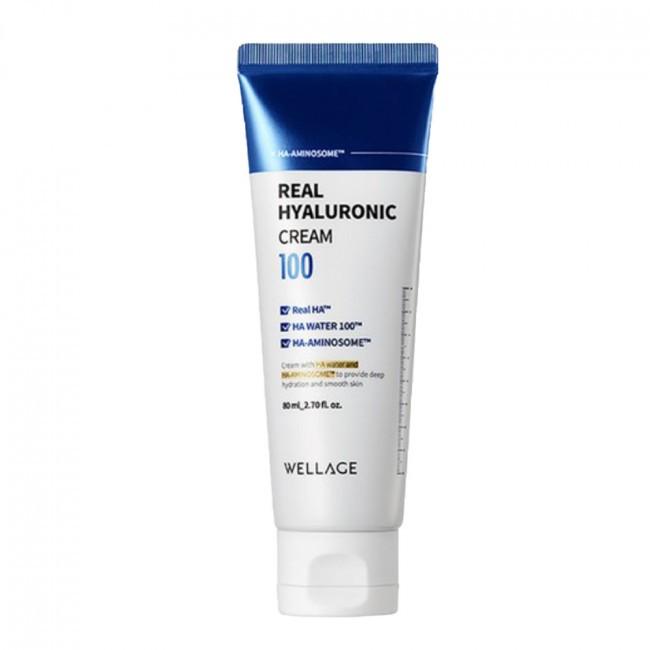 Крем WELLAGE Real Hyaluronic 100 80 мл Cream 80ml