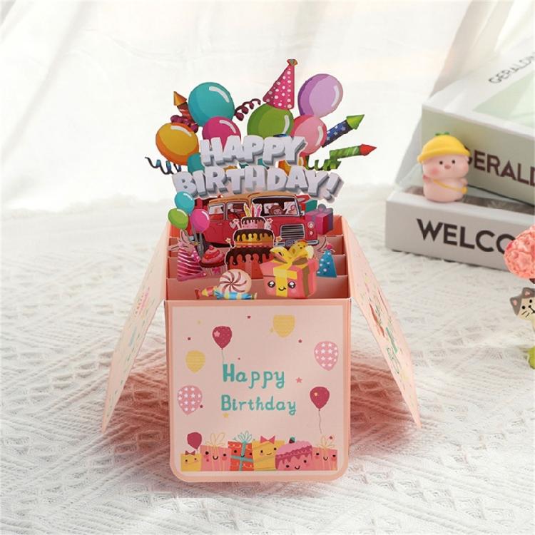 Unique Envelope 3D Boxes Birthday Card Greeting Card for Birthdays Anniversaries