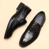 New Designer Mens Genuine Leather Shoes Trend Luxury Brand Business Pointed Toe Leather Shoes Casual Shoes Leather Men's Loafers