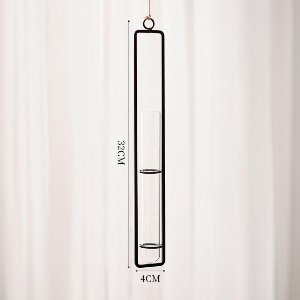 Wall Hanging Test Tube Vases Thickened Glass Vase Gardening Supplies Hanging Glass Planter  Garden