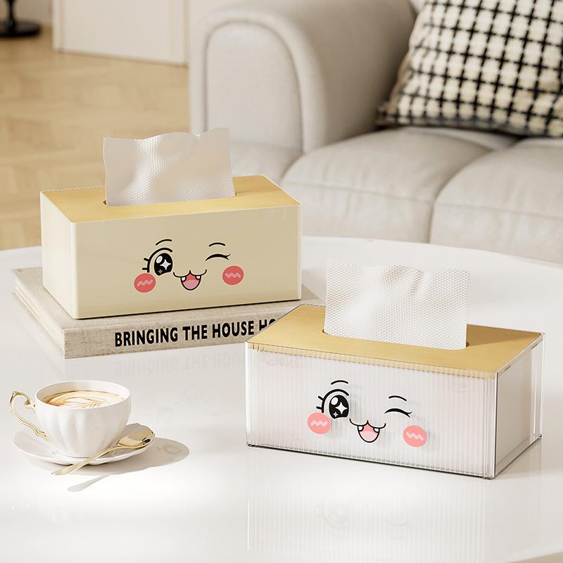 Creative and Cute Spring-Loaded Tissue Box for Living Room