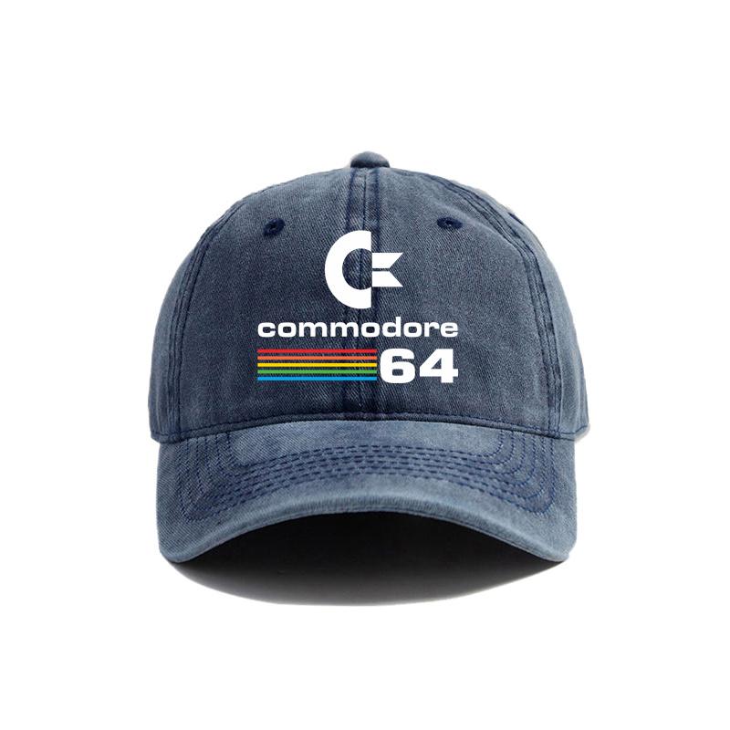 

Commodore 64 Baseball Cap Summer Distressed Dad Hats Unisex Outdoor Adjustable Cotton Caps