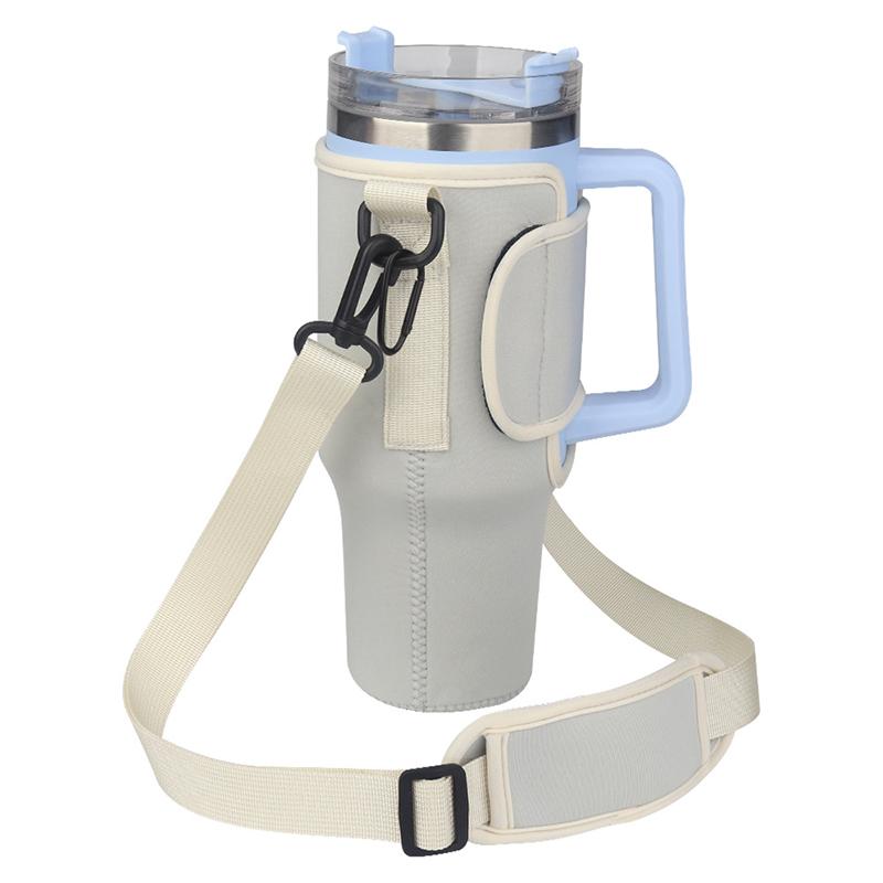 Water Bottle Carrier Bag Compatible With 40Oz Tumbler With Handle