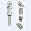 Compression Spiral Flush Trim Router Bit 12 Shank Carbide for Accurate Edge Routing on Wood Plastic and Laminate