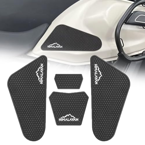 

ДЛЯ Himalayan 450 HIMALAYAN450 Himalayan 450 2024 2025 Мотоциклетная резиновая наклейка на топливный бак, Нескользящая боковая накладка на топливный бак, Противоскользящая и Защищающая от царапин