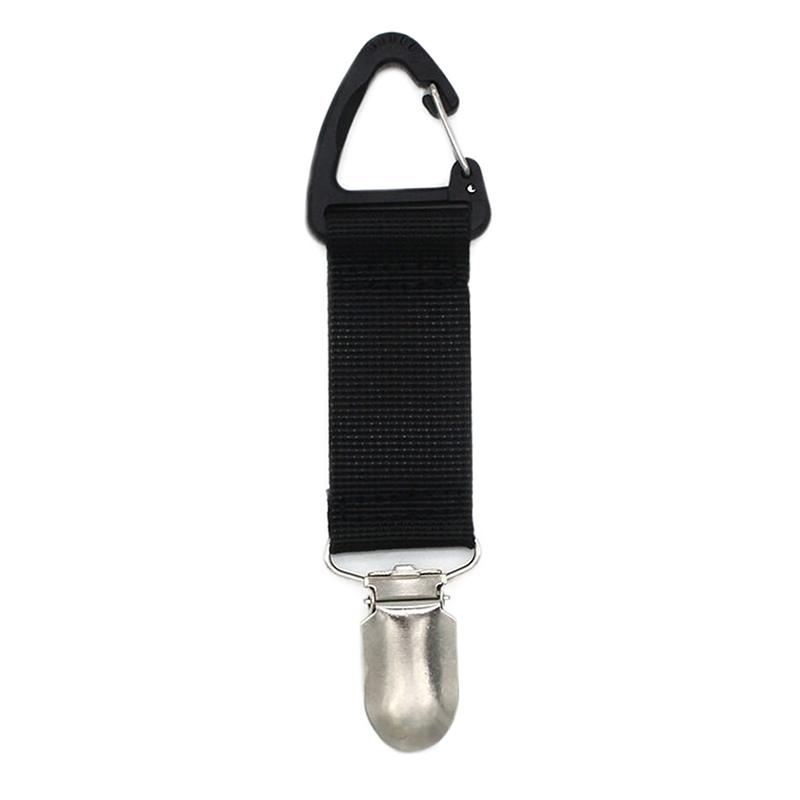 

1 шт. Многоцелевой органайзер для перчаток, уличный дорожный зажим для соломенной шляпы, портативный компаньон для шляп, зажим для сумки, аксессуары для DIY чёрный