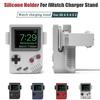 Silicone Holder For iWatch Charger Stand For Apple Watch 8 7 6 5 4 3 SE 45MM Charging Dock Desktop Retro Game Console Design