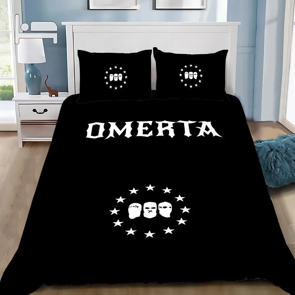 

Duvet Cover Pillowcase Bedding Set Adult Boy Omertas M-Maes Girl Bedroom Decoration Children Gift Single Double Large Size 70x133cm 2pcs