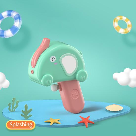 Cartoon Animal Mini Water Squirter for Kids Manual Squeeze Toy for Pool Beach Outdoor Play Fun Summer Bath Gift for Toddlers Children
