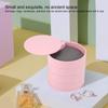 Rotatable Jewelry   4 Layers 360 Degree Rotation Dustproof Round Jewelry Box with Lid for   Household