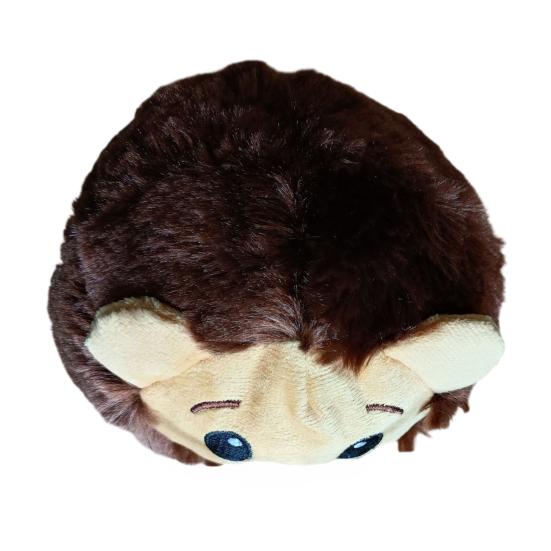 Pet Toy Lion Shape Bite-Resistant Plush Dog Chew Toy with Built-in Sound Device Soft Interactive Stress Relief Anxiety Reduction Toy