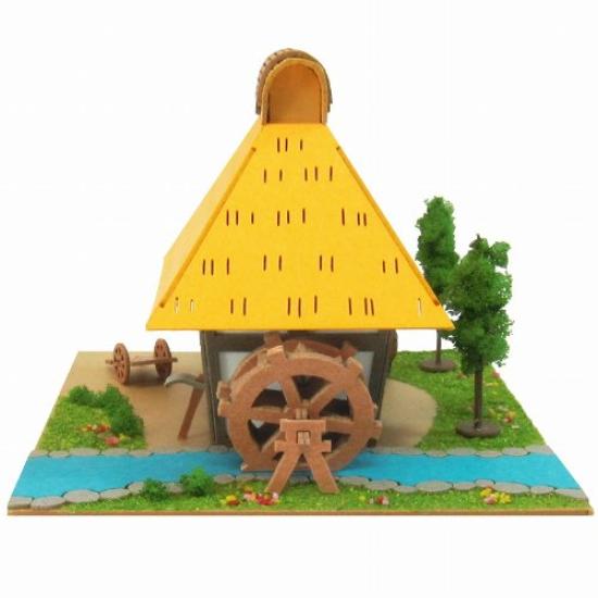 Sankei Miniature Art Mini Farmhouse and Waterwheel MP05-09