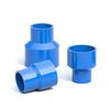 PVC Blue Straight Reducing Connector Water Supply Fittings Garden Irrigation Water Pipe Connector  Reducer Joint