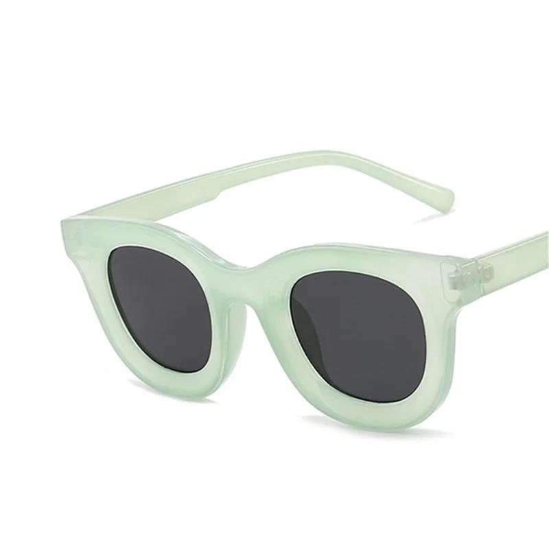 

Concave Round Sunglasses for Women Fashion Small Sun Glasses Men Vintage Hip Hop Yellow Blue Eyewear UV400