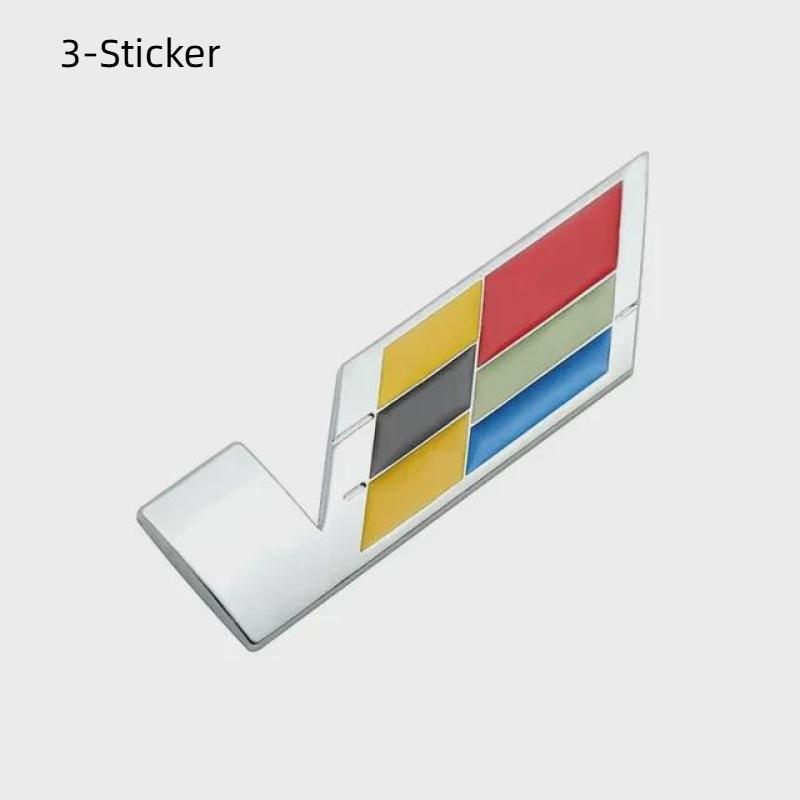 Metal Car Fender Side Sticker Grille for V Logo Deville BLS SRX XT5 STS XTS ATS CT5 CT6 CTS