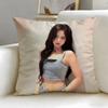 popular idol Ahyeon Cushion Cover Soft  EasyWash Pillow Case  Versatile for Couch Bed Travel and Office