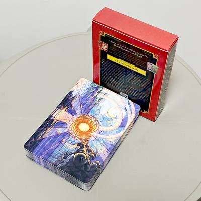 Sacred Geometry Cards for The Visionary Path 10.4*7.3cm 64 Pcs Oracle Cards Integrating Math, Science, and Spirituality