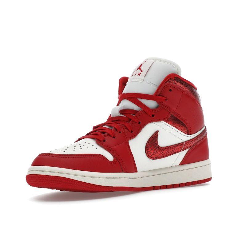 Air Jordan 1 Mid Valentines Day 2025 Women Sneakers Red Gym-Red White HJ9337-106