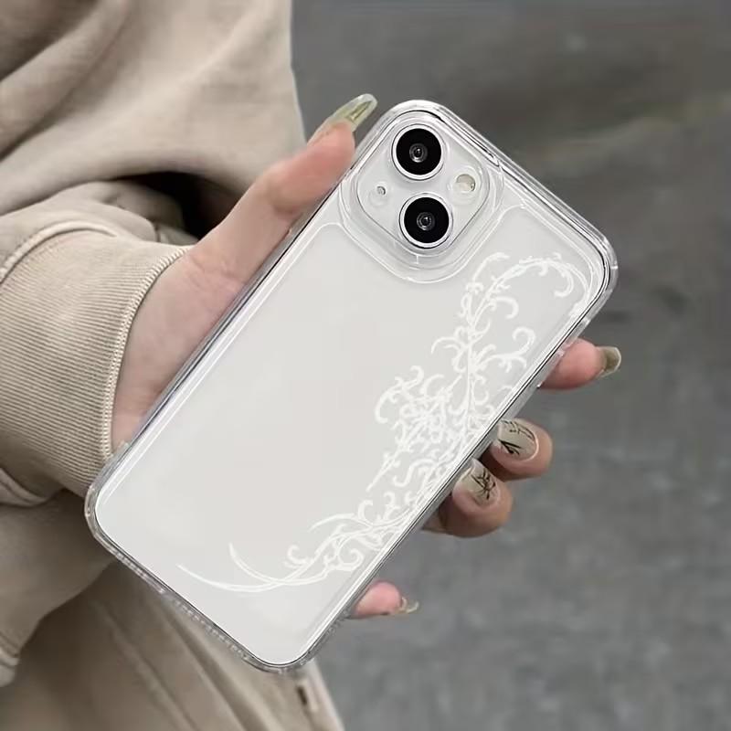 Phone Case for Oppo Realme Note 70 15 C71 C63 C65 C67 C55 C53 C35 C33 C31 C30 C20 12 11 10 9i 5G Back Cover Stylish white floral