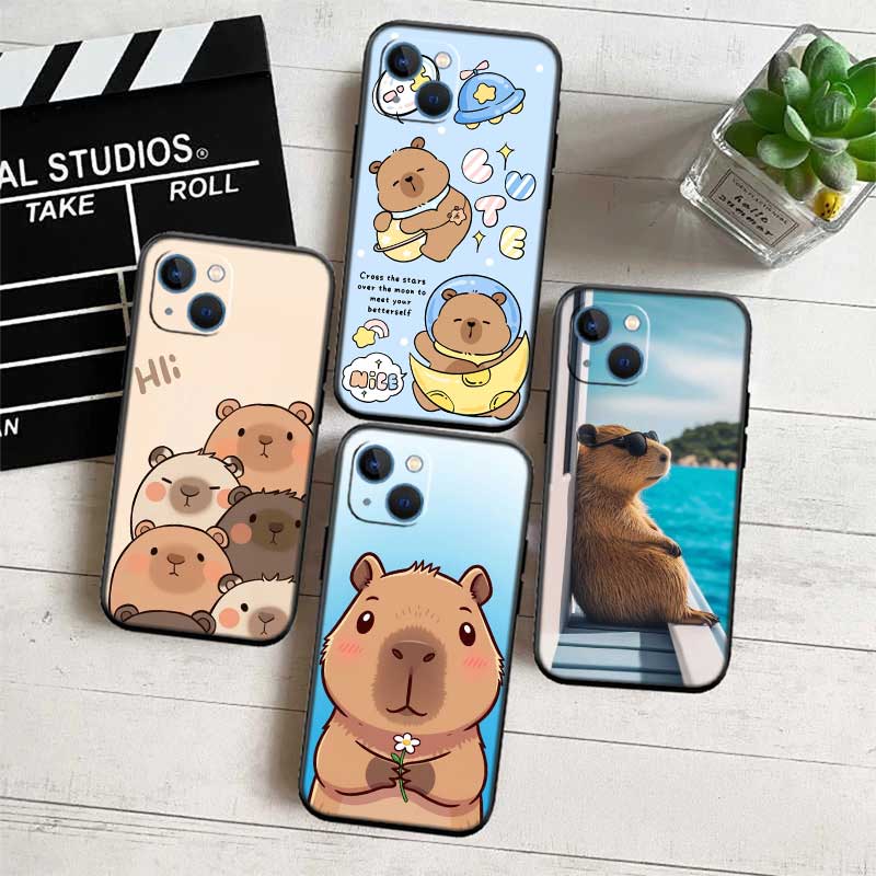 NH13 Cartoon Capybara New High-End Shell Phone Case for Xiaomi Poco F8 M4 M5 M6 M7 X3 X6 X7 Pro GT NFC Ultra