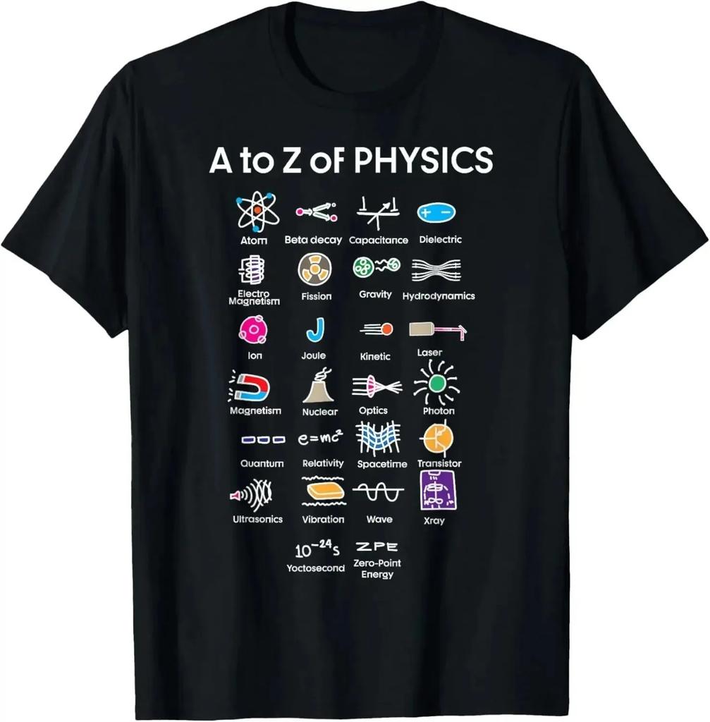 2026 Quantum Physics String Theory Physics Student Science T-Shirt Printed Graphic Unisex T Shirt Camiseta Versatile Simple Y2K