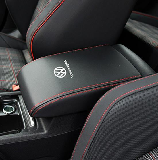 Golf 8 Central Armrest Box Leather Protector Cover (21st Gen)