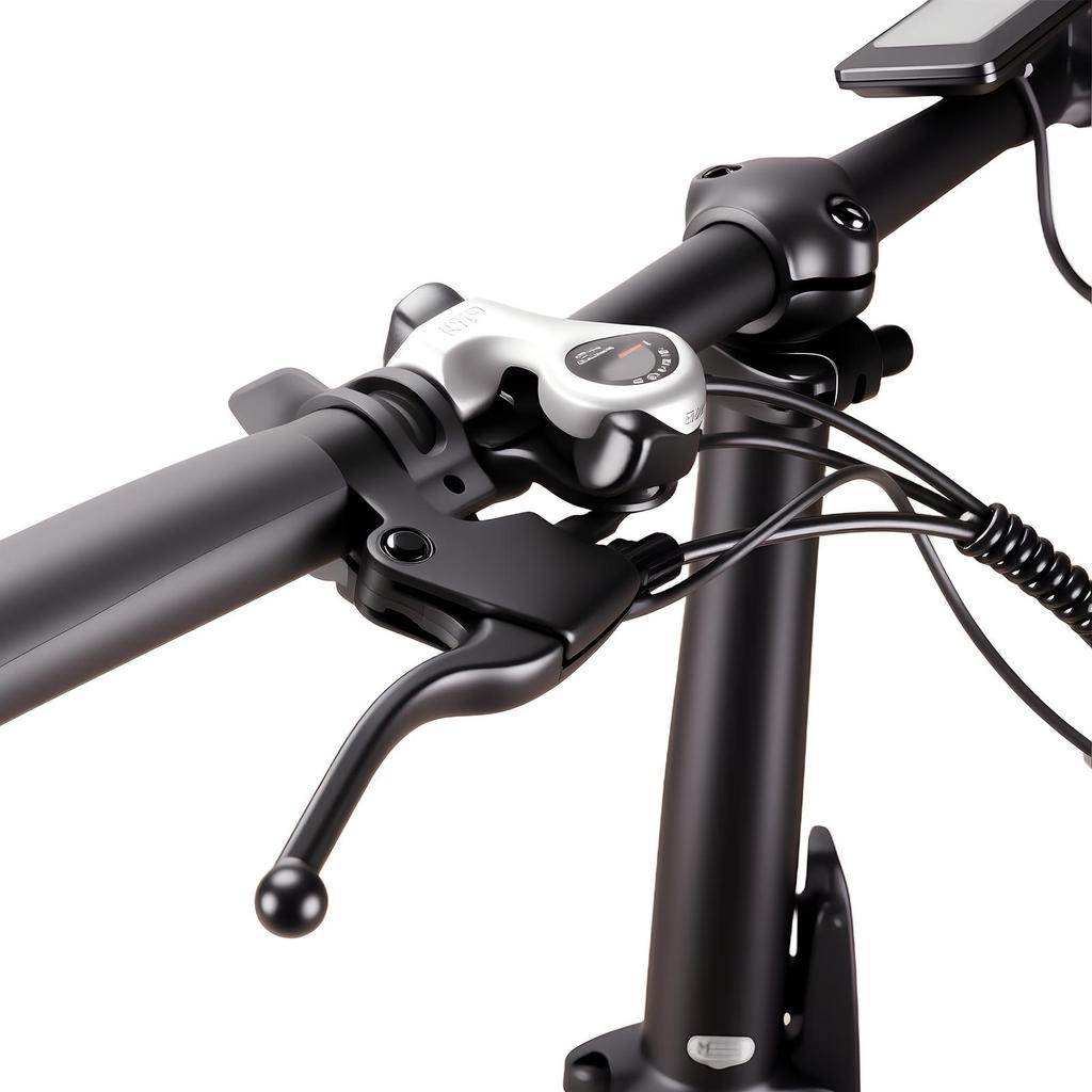 Bicicleta Elétrica Adulto E‑BYCCO S1 Motor 250W Bateria 36V10.4Ah Bicicleta Elétrica Aro 20 Pneus Largos Todo o Terreno para Deslocamento Aventuras ao Ar Livre
