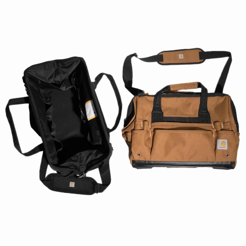 16 inch 30 pocket heavy weight tool bag black [Carhartt]