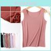 Women's Soft Seamless Ribbed Racer Back Stretch Tank Top For Yoga And Layering