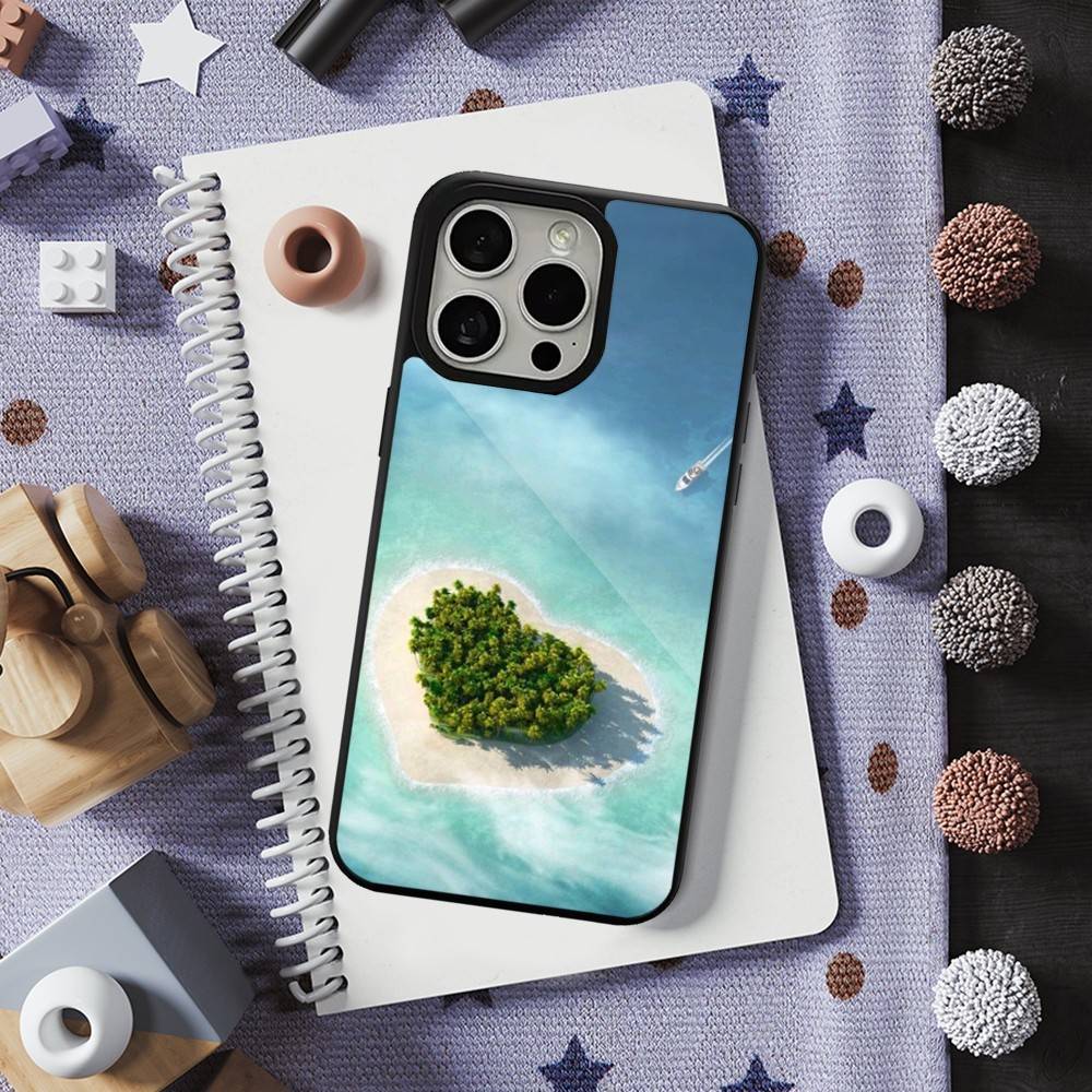 MALDIVES Travel Map For iPhone 12,Pro,16,15,Mini,13,17,Max,11,14,Plus,For Magsafe,Magnetic Wireless Charging Case