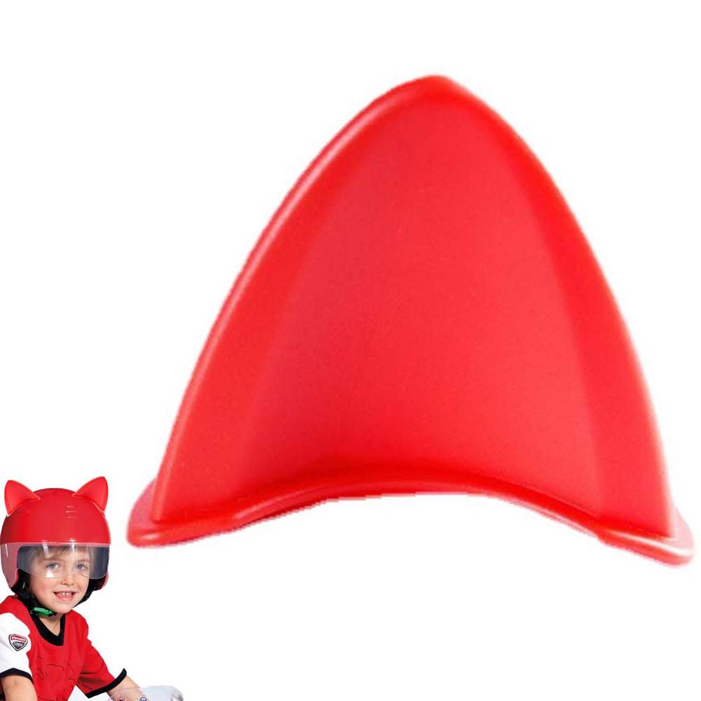 Selbstklebende Niedliche Motorradzubehör Helme Abdeckung Klebehaken Niedliche Katzenohren Helmdekoration Motorradzubehör