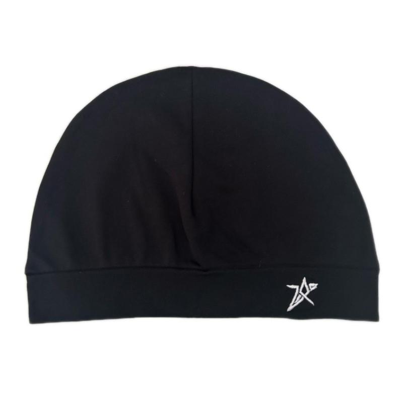 1Pieces Cross Embroidered Cap Beanie Soft Breathable Stretch Warm Knitted Hat Travel Outdoor Mountaineering Scarf