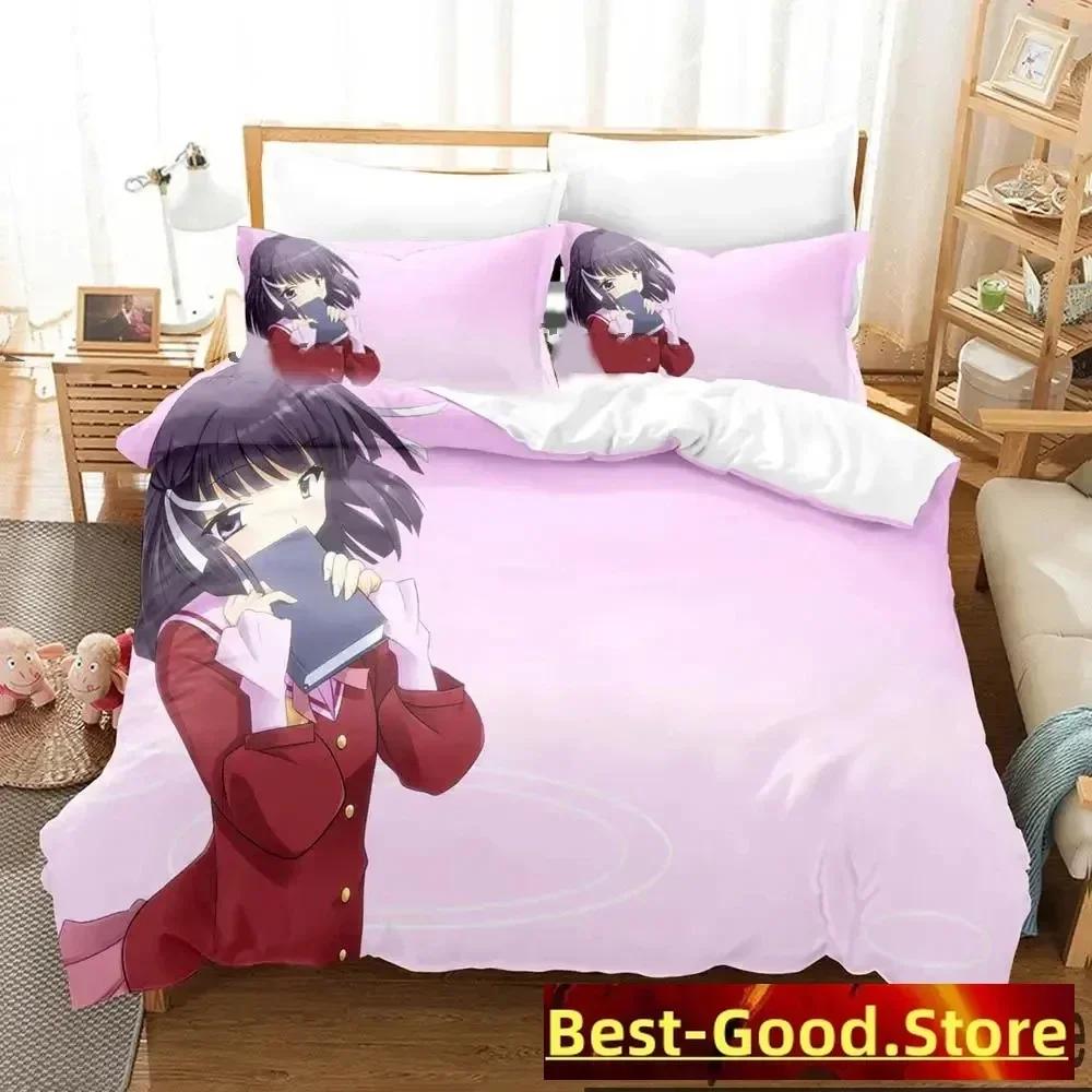 3D Print Anime The World God Only Knows Bedding Set Boys Girls Twin Queen King Size Duvet Cover Pillowcase Bed Boys Adult
