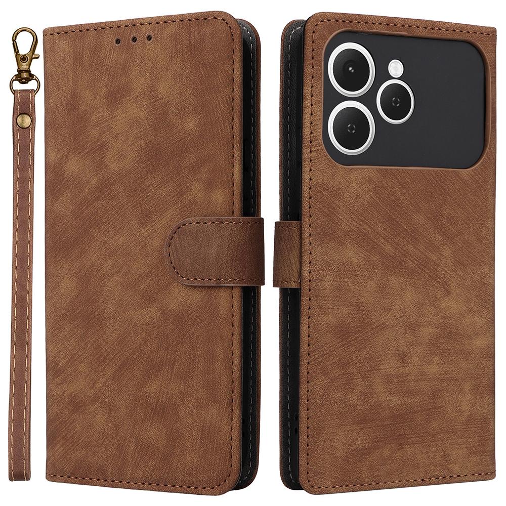 Для TECNO Spark 40 4G Чохол Гаманець Блокування RFID Шкіряний Чохол для Телефону Підставка з Ремінцем