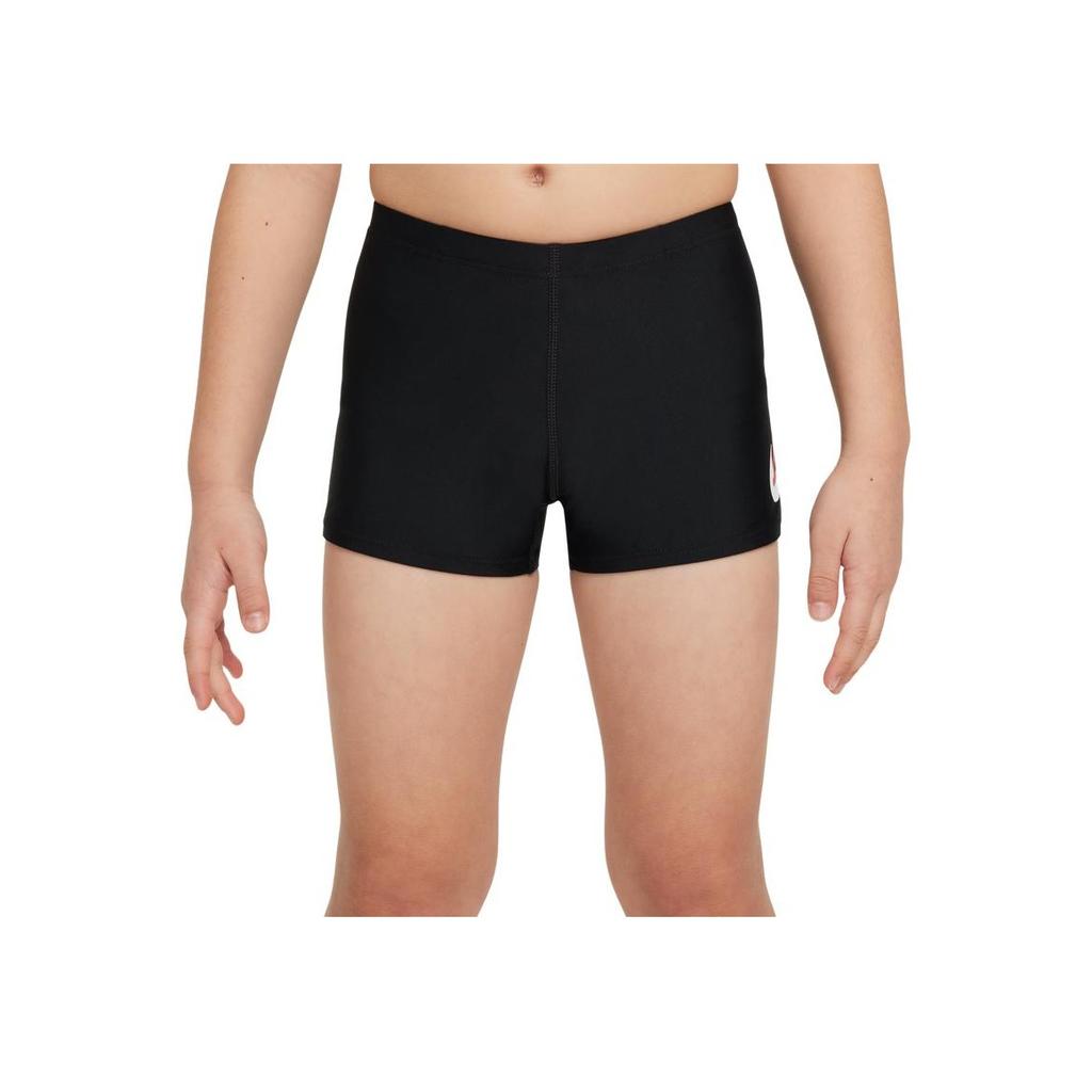 Nike Letter Comfortable Versatile Breathable Kids Swimwear Kids swimwear Black University-Red FZ6307-010