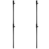 Hot Sale Fishing Bank Stick Delicate Texture Carp Fishing Bank Stick Adjustable Bankstick Bite Alarm Extension Rod Black 1-5PCS