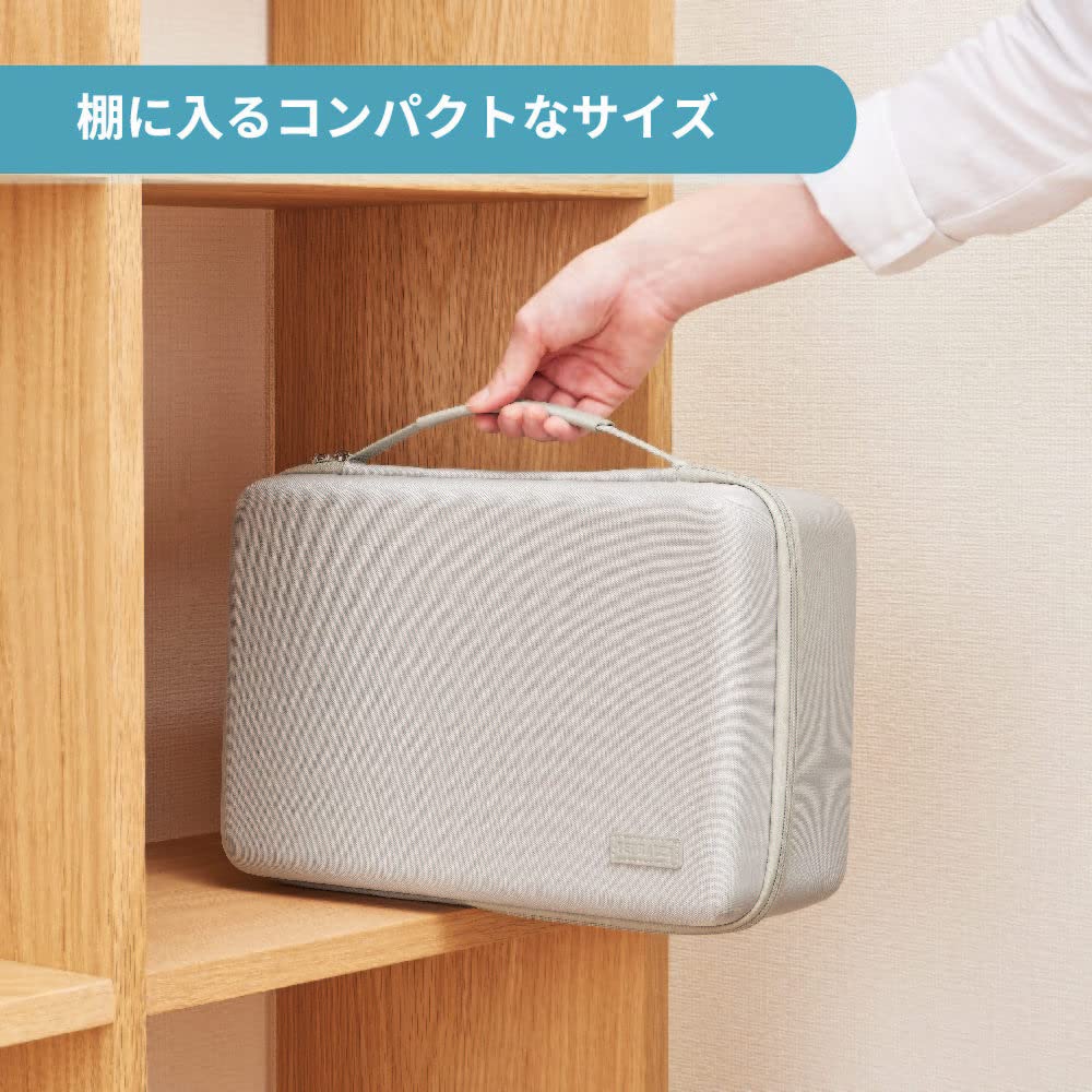 King Jim Tepra PRO Semi-Hard Storage Case, Gray SR11B
