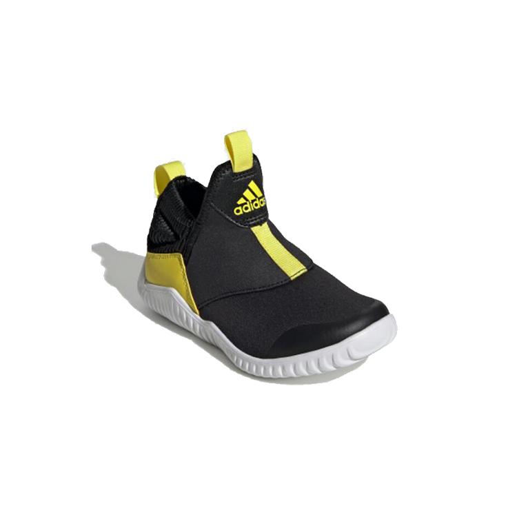 Adidas Rapidazen C Low top Kids' Running Shoes Black Yellow Children Aged 3 7 Years Old EF9398