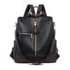 Schoolbag for 1011 new fashionable European and American style anti-theft multi-functional dual-purpose backpack pu large-capacity women's bag