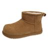thick-soled snow boots women's new winter versatile velvet thickened warm cotton shoes big head bread short boots