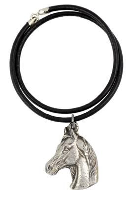 Cheval de troupeau australien - collier avec un cheval, pendentif plaqué argent pour un fan de chevaux, bijoux uniques de la marque