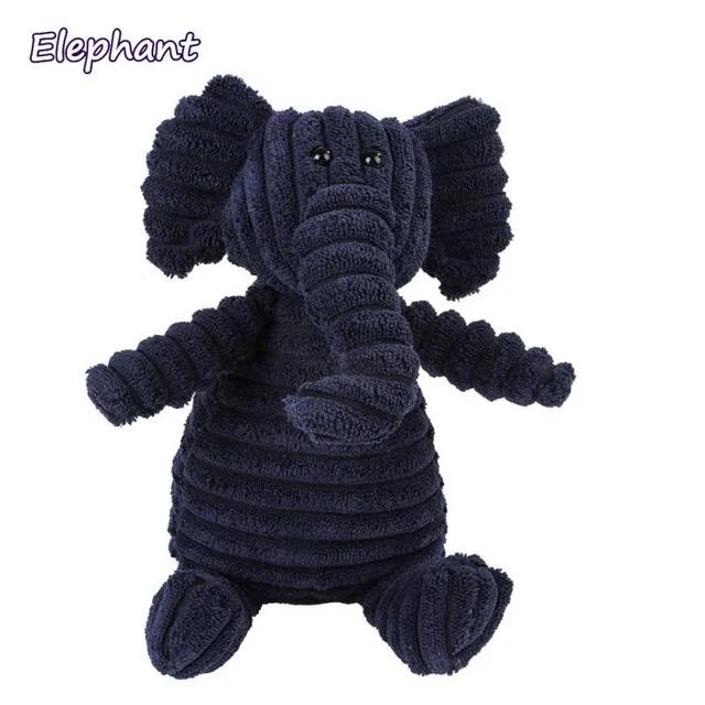 Squeaky Chew Bite - Resistant Animal Shape Plush Toy for Small Dogs, Pet Puppy Corduroy Dog Toys, Pets Accessories Supplies