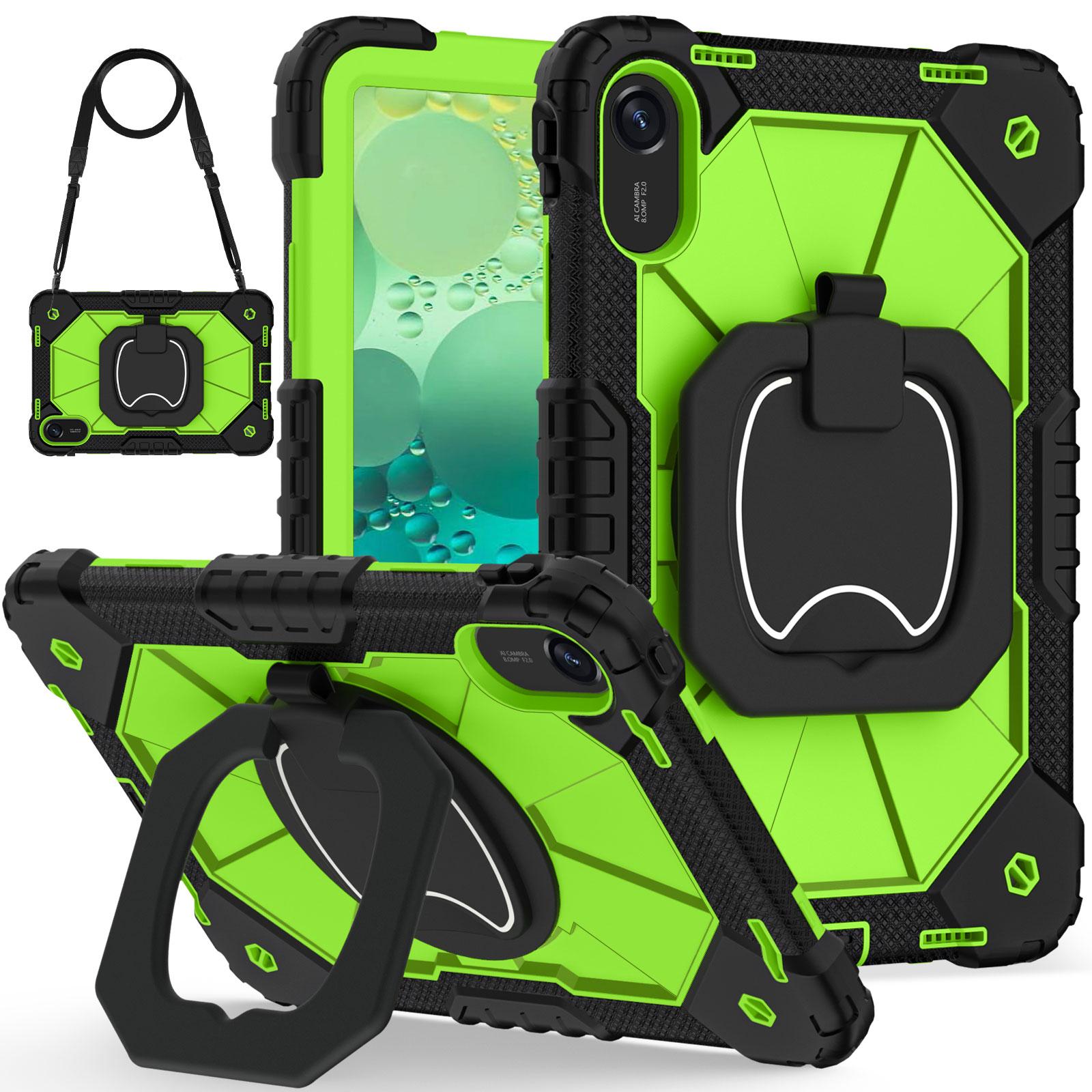 Heavy Duty Case for Xiaomi Redmi Pad 2 11 Inch 2025 Shockproof Rotating Stand Cover for Redmi Pad 2 11 with Shoulder Strap Redmi Pad2 11 2025