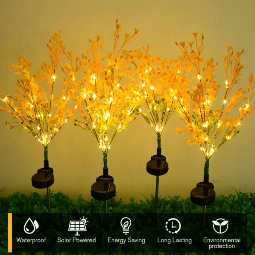 IP65 Waterproof Solar Courtyard Lights Ground Plug Lamp Solar Garden Lights  Balcony Decoration