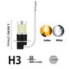 2PCS Car Fog Light 9-36V H3 LED with Lens Fog Running Light Bulb Super Bright LED Auto Lamp H3 Led Yellow No Adapter Required