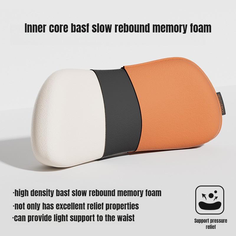 New Soft Car Seat Lumbar Support Non-slip Car Back Cushion Lower Back Pillow for Long-Distance Driving Car Chair Wheelchair