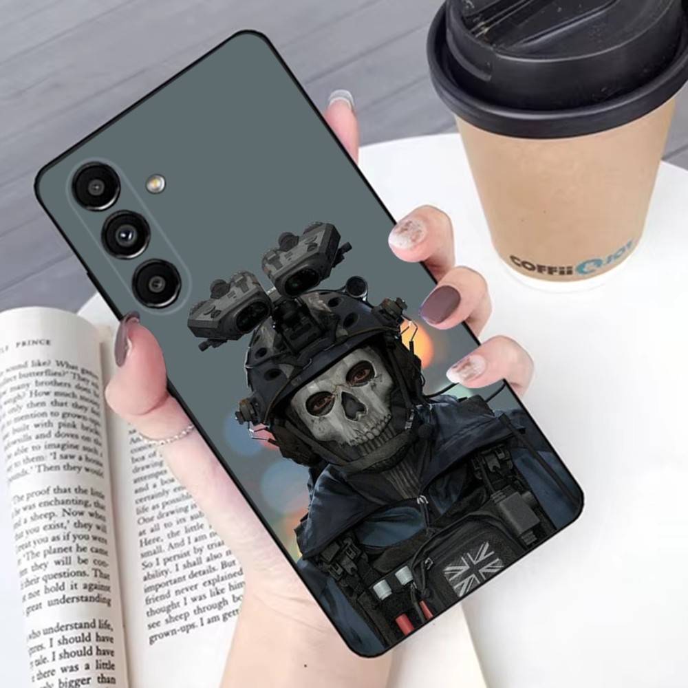 COD Call Of Duty Ghosts Phone Case For Samsung S 25,24,23,22,30,21,10,9,Ultra,Plus,Lite,FE,4G,5G Black Soft Case