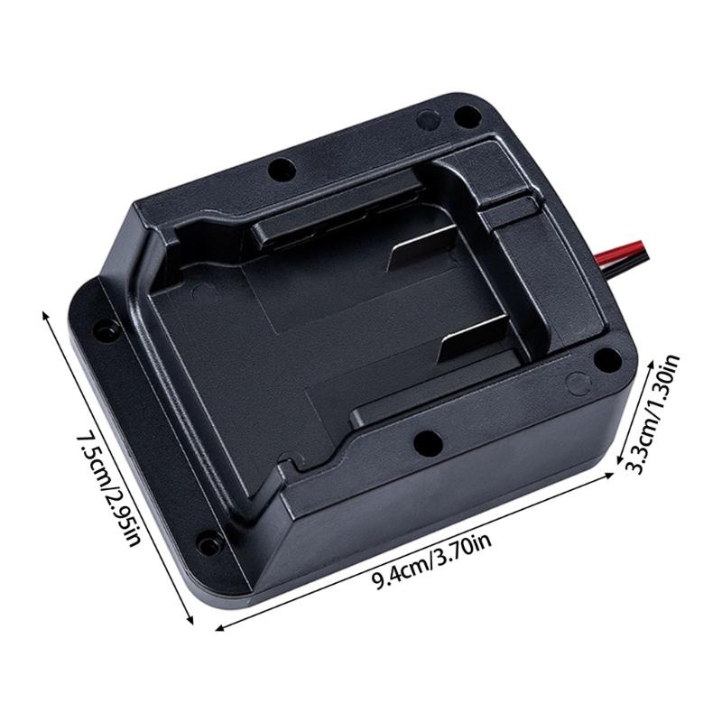 PC ABS Material Battery Adapter Resistant To Impact And High Heat For Reliable 18V Conversion Power Tool Accessories