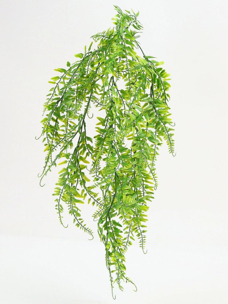 Artificial Boston Fern Vines: Green Wall Hanging Decoration for Balcony