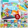 Kreatives Stickerbuch-Spiel Montessori, wiederverwendbar, mehrere Szenarien, Cartoon, DIY-Puzzle, pädagogisches Lernen, klassisches Spielzeug für Kinder